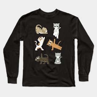 Cat yoga Long Sleeve T-Shirt